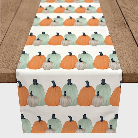 90" Thankful Pumpkins Table Runner By Designs Direct | 16" x 90" | Michaels®